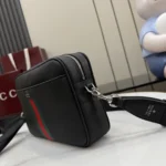 Gucci Primavera Web Stripe Leather Crossbody Camera Bag 24cm - Image 3