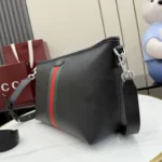 Gucci Primavera Web Stripe Leather Shoulder Bag 30cm - Image 3