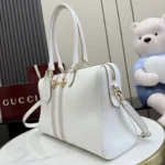 Gucci Borsetto Horsebit Leather Boston Bag - Image 3