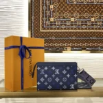 Louis Vuitton Gaston Mini Crossbody Bag Blue M28818 - Image 3