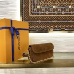 Louis Vuitton Wallet on Chain Ivy Suede M2A016 - Image 3