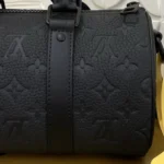 Louis Vuitton Keepall Bandouliere 25 Taurillon Black M20900 - Image 3