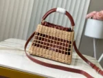 Louis Vuitton Capucines BB Rattan Picnic Bag Brown N89949 27cm - Image 3