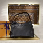 Louis Vuitton Carryall Dark MM Black M25143 - Image 3