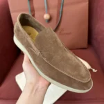 Loro Piana Summer Walk Men's Suede Moccasin FAE8124 MD84 - Image 3