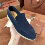 Loro Piana Summer Walk Men's Suede Moccasin FAE8124 W948 - Image 3