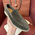 Loro Piana Summer Walk Men's Suede Moccasin FAE8124 50W3 - Image 3