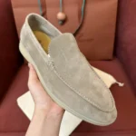 Loro Piana Summer Walk Men's Suede Moccasin FAE8124 D746 - Image 3