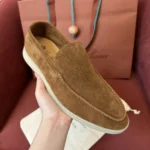 Loro Piana Summer Walk Men's Suede Moccasin FAE8124 HA85 - Image 3