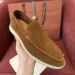 Loro Piana Summer Walk Men's Suede Moccasin FAE8124 H0OD - Image 3