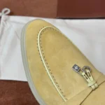 Loro Piana Summer Charms Walk Women's Suede Moccasin FAL5899 20F7 - Image 3