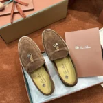 Loro Piana Summer Charms Walk Women's Suede Moccasin FAE5444 H0L5 - Image 3