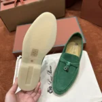 Loro Piana Summer Charms Walk Women's Suede Moccasin FAE5444 50PR - Image 3