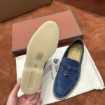 Loro Piana Summer Charms Walk Women's Suede Moccasin FAE5444 W0YZ - Image 3