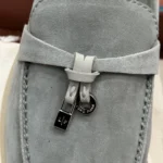 Loro Piana Summer Charms Walk Women's Suede Moccasin FAE5444 508G - Image 3