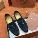 Loro Piana Summer Charms Walk Women's Suede Moccasin FAE5444 W000 - Image 3
