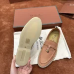 Loro Piana Summer Charms Walk Women's Suede Moccasin FAE5444 303J - Image 3