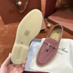 Loro Piana Summer Charms Walk Women's Suede Moccasin FAE5444 30AT - Image 3