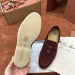 Loro Piana Summer Charms Walk Women's Suede Moccasin FAE5444 Q07N - Image 3