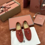 Loro Piana Summer Charms Walk Women's Suede Moccasin FAE5444 L0AU - Image 3