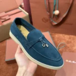 Loro Piana Summer Charms Walk Women's Suede Moccasin FAE5444 510V - Image 3