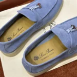 Loro Piana Summer Charms Walk Women's Suede Moccasin FAE5444 T15 - Image 2