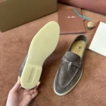 Loro Piana Summer Charms Walk Women's Suede Moccasin FAE5444 MOTT - Image 3