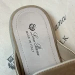 Loro Piana Charms Walk Babouche Women's Suede Mule FAL5900 H755 - Image 3