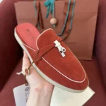 Loro Piana Charms Walk Babouche Women's Suede Mule FAL5900 LOAU - Image 3