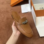 Hermès Kelly Leather Mule - Image 3