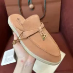 Loro Piana Babouche Charms Walk Women's Suede Mule FAI1543 303J - Image 3