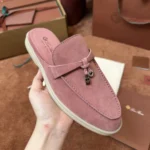 Loro Piana Babouche Charms Walk Women's Suede Mule FAI1543 30AT - Image 2