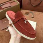 Loro Piana Babouche Charms Walk Women's Suede Mule FAI1543 LOAU - Image 3