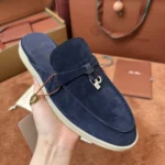 Loro Piana Babouche Charms Walk Women's Suede Mule FAI1543 W948 - Image 3