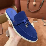 Loro Piana Babouche Charms Walk Women's Suede Mule FAI1543 60DT - Image 3