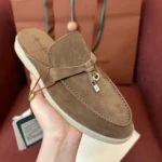 Loro Piana Babouche Charms Walk Women's Suede Mule FAI1543 50KZ - Image 3