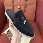 Loro Piana Babouche Charms Walk Women's Suede Mule FAI1543 W000 - Image 3