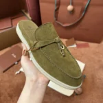 Loro Piana Babouche Charms Walk Women's Suede Mule FAI1543 5015 - Image 2