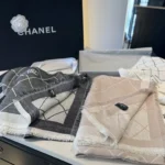 Chanel Velvet Large Square Scarf 140*140cm - Image 3