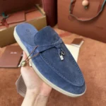 Loro Piana Babouche Charms Walk Women's Suede Mule FAI1543 WOYZ - Image 3