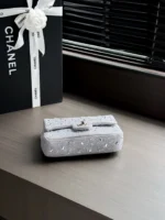 Chanel CF Sequined SO Handbag 21cm - Image 4