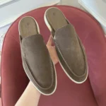 Loro Piana Babouche Walk Men's Suede Mule FAM3488 H0RM - Image 4