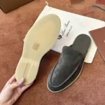 Loro Piana Babouche Walk Men's Suede Mule FAM3488 50W3 - Image 4