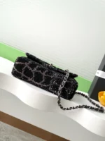 Chanel CF Sequined SO Handbag 21cm - Image 4