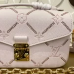 Louis Vuitton Pochette Metis East West Empreinte Couture Pink M29488 - Image 4