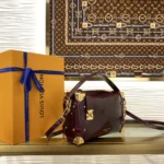 Louis Vuitton Side Trunk MM Burgundy Black Out - Image 4