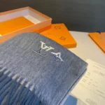 Louis Vuitton LV Embroidered Cashmere Scarf - Image 4