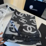 Chanel 26C CC Jacquard Stole - Image 4