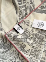 Hermès 2026 Silk Cashmere Shawl 140 - Image 4