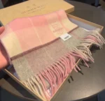 Burberry Check TB Cashmere Scarf - Image 4
